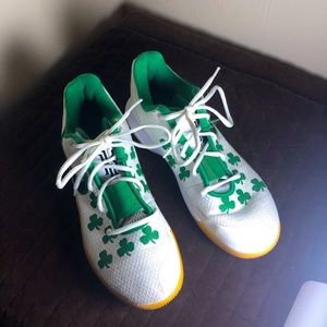 Nike Kylie Irving Flytrap, Boston Celtics Shamrock shoes.